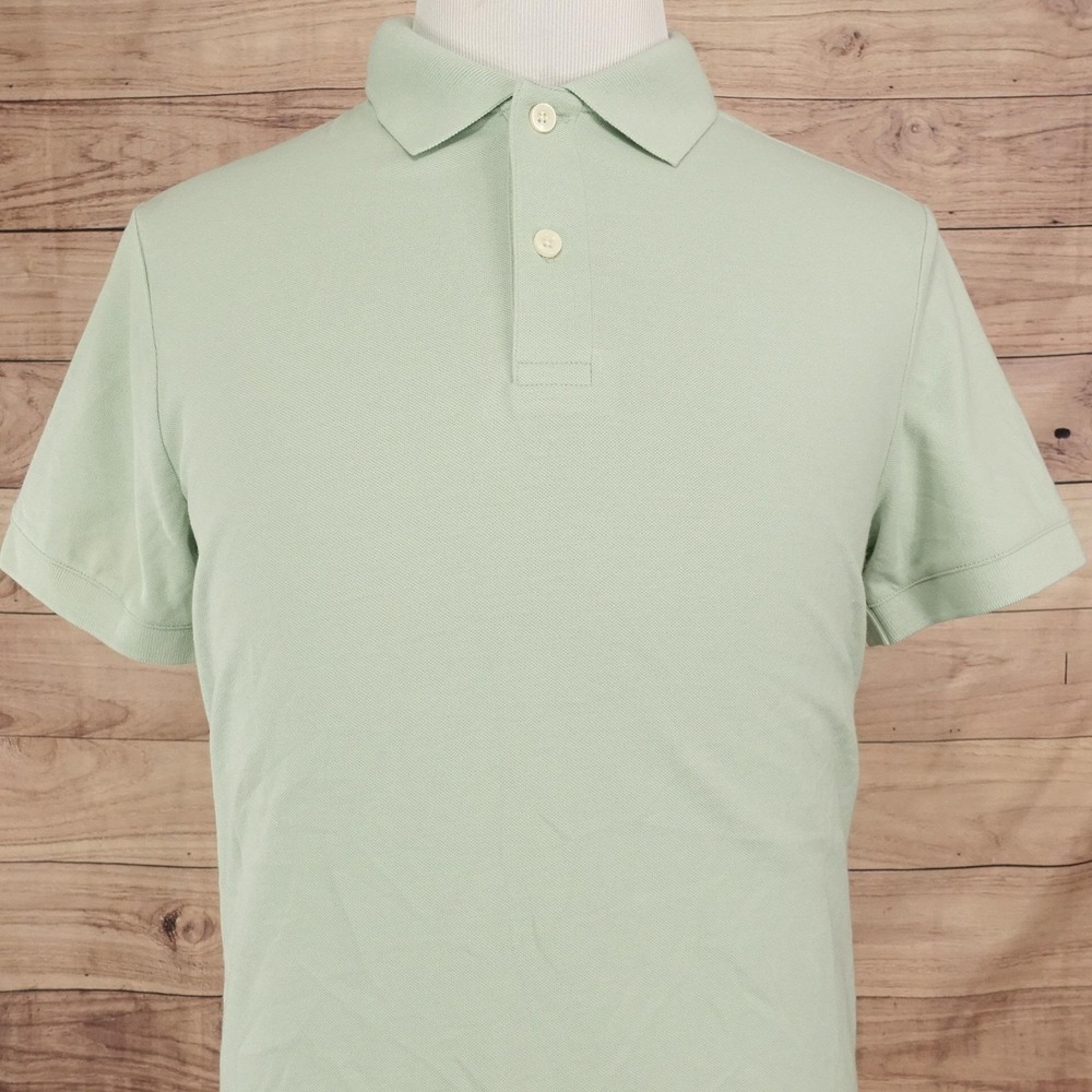 Goodfellow & Co Polo Shirt Mens M Green Every Wear Cotton Polyester Stretch Knit